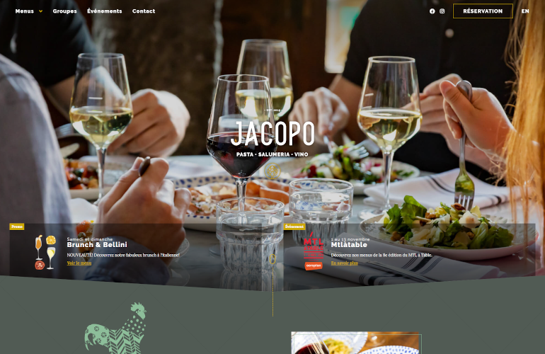 Page accueil Jacopo